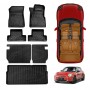Floor Mats Boot Liner Set for Mini Cooper 3 Door J01 Series 2024-Onwards Lower Level Heavy Duty All Weather Car Cargo Kick Back Seat Cover