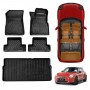 Floor Mats Boot Liner Set for Mini Cooper 3 Door J01 Series 2024-Onwards Lower Level Heavy Duty All Weather Car Cargo Cover