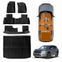 3D Floor Mats Boot Liner for Mitsubishi Outlander ZM 7 Seater 2021-2025 All Weather Heavy Duty TPE Cargo Car Trunk Luggage Tray