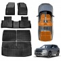 Floor Mats Boot Liner for Mitsubishi Outlander ZM 7 Seater 2021-2025 Heavy Duty Customized Car Floor Liners Full Set Carpet
