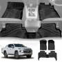 3D Customized Heavy Duty All Weather Car Mat Floor Liner Full Set Carpet for Mitsubishi Triton MQ MR Double Cab 2015-2024