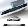 Tesla Model 3 Car Front Air Flow Vent Inlet Intake Grill Mesh Grille Grid ABS Plastic Protection Cover Leaves Insect Guard Matt Black