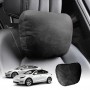 Black Headrest Pillow for Tesla Model 3 2017-2023 and Model Y 2021-2024 Car Seat Neck Support Cushion Accessories