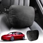Black Headrest Pillow for NEW Tesla Model 3 Highland 2024 Car Seat Neck Support Cushion Accessories