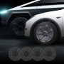 Tesla Model Y 2022-2024 Wheel Protector Cover Caps 19 Inch Rim Hubcap Hub Cap Cybertruck Style Matt Black (Set of 4)