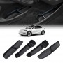 Tesla Model Y 2022-2024 Car Door Side Storage Box Tray Organizer Accessories Front and Rear Row Set of 4