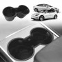 Centre Console Rubber Cup Holder Insert for Tesla Model 3 2017-2023 and Model Y 2021-2025