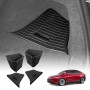 Trunk Side Storage Bins for Tesla Model Y L 6-Seat 2026-Onwards Rear Cargo Organizer Box Hidden Compartment Accessories