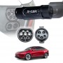 Tesla Model Y L 6-Seat 2026-Onwards Charging Adapter Type 1 to Type 2 Connector SAE J-1772 to IEC62196 32A 250V AC IP54