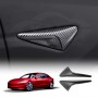 Side Camera Indicator Protection Cover For NEW Tesla Model 3 Highland 2024 Carbon Fibre Style Trim Decoration Modification Accessories