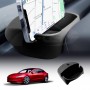 Silicone Steering Wheel Phone Holder for NEW Tesla Model 3 Highland 2023-2024 Glasses Holder Storage Tray Car Accessories