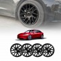 Tesla Model 3 Highland 2024 Wheel Protector Cover Caps 18 Inch Rim Hubcap Hub Cap Matt Black Set of 4