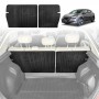 Back Seat Protector for Nissan LEAF ZE1 Series 2017-2025 All Weather Heavy Duty Car Seat Kick Mats Cover Accessories