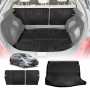 Boot Liner Kick Mats Set for Nissan LEAF ZE1 Series 2017-2025 All Weather Heavy Duty Cargo Car Trunk Back Seat Protector
