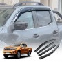 Weathershields for Nissan Navara D23 NP300 2015-2024 Car Weather Shields Wind Deflectors Window Sun Visor 4-Piece Set