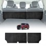 Back Seat Protector for Nissan Patrol Y62 Series 2012-Onwards All Weather Heavy Duty Car Seat Kick Mats Cover Accessories