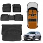 3D Floor Mats Boot Liner for Nissan X-trail Xtrail T33 e-POWER 5 Seats 2022-Onwards All Weather Heavy Duty Cargo Car Trunk Luggage Tray