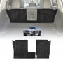 Kick Mats for Nissan X-Trail Xtrail T33 2022-Onwards with 2nd Row Cup Holder All Weather Heavy Duty Back Seat Protector Cover
