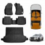 3D Floor Mats Boot Liner Set for Subaru Outback 2015-2020 All Weather Heavy Duty Cargo Car Trunk Luggage Tray