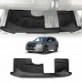 3D Third Row Seat Floor Mat for Mitsubishi Outlander ZM 7 Seater 2021-2025 Heavy Duty All Weather Car Mats Carpet Liner