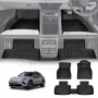 3D Floor Mats for Porsche Macan Electric 2024-Onwards Heavy Duty All Weather Car Waterproof Interior Protection Liner Set