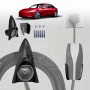 Rocket Style Charger Holder for Tesla Model Y Juniper 2025-Onwards Charging Cable Organizer Wall Mount Adapter Connector with Chassis Bracket