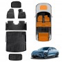 3D Floor Mats Boot Liner Set for BYD Seal 2023-Onwards All Weather Heavy Duty Toolbox Cargo Car Trunk Luggage Tray