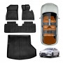 3D Floor Mats Boot Liner for BYD Seal 6 Seal6 Sedan 2026-Onwards All Weather Heavy Duty Cargo Car Trunk Luggage Tray Set