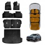 Floor Mats Boot Liner Set for Kia Sportage NQ5 PE Series 2026-Onwards With Subwoofer All Weather Cargo Kick Mats Back Seat Cover