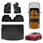 3D Floor Mats Boot Liner for Subaru Impreza G6 Hatch 2023-Onwards All Weather Heavy Duty Cargo Car Trunk Luggage Tray