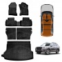 Floor Mats Boot Liner Set for Subaru Forester 5th Gen 2018-2025 With Subwoofer All Weather Heavy Duty Cargo Kick Mats Back Seat Protector Cover