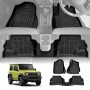 3D Floor Mats for Suzuki Jimny 3-Door Auto Transmission 2018-Onwards Heavy Duty All Weather Car Liner Set Accessories