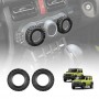AC Climate Control Knob Cover for Suzuki Jimny 2018-Onwards Interior Heater Dial Ring Trim Decoration Car Accessories Set of 2