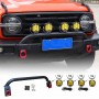 Front Nudge Bar with 4x LED Pod Spotlight for GWM Tank 300 2023-2024 Off-Road Bullbar Front Bumper Driving light