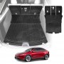 2-In-1 Boot Liner for Tesla Model Y Juniper 2025-Onwards All Weather Heavy Duty Back Seat Cargo Mats Car Trunk Luggage Tray Accessories
