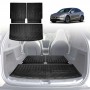 Rear Trunk Boot Liners for Tesla Model Y L 6-Seat 2026-Onwards All Weather Heavy Duty Cargo Mat Car Luggage Tray Accessories