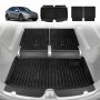Rear Trunk Boot Liners for Tesla Model Y L 6-Seat 2026-Onwards All Weather Heavy Duty Cargo Mat Car Luggage Tray Accessories