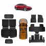 Floor Mats Boot Liners Set for Tesla Model Y L 6-Seat 2026-Onwards All Weather Front Toolbox Cargo Car Trunk Cover Luggage Tray