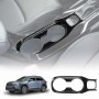 Center Consoles Cup Holder Panel Trim Decor Cover Protector for Toyota Corolla Cross 2022-2024 Carbon Fibre Style