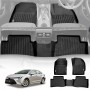 3D All-Weather Floor Mats for Toyota Corolla Sedan 2019-2025 Heavy Duty Customized Car Floor Liners Full Set Carpet