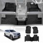 Front Rear Floor Mats for Toyota Fortuner 2015-Onwards Heavy Duty All Weather Car Mats Carpet Liner Set