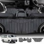 3D Floor Mats for Toyota HiAce Van 2015-2019 Customized Heavy Duty All Weather Car Mat Floor Liner Full Set Carpet