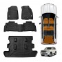 3D Floor Mats Boot Liner Set for Toyota LandCruiser 200 LC200 Series 2007-2021 All Weather Heavy Duty Cargo Car Trunk Luggage Tray