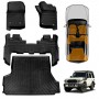 3D Floor Mats Boot Liner Set for Toyota Landcruiser 70/76 Series 2023-Onwards All Weather Heavy Duty Cargo Car Trunk Luggage Tray