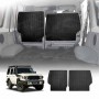 Back Seat Protector for Toyota Landcruiser 70/76 Series 2023-Onwards All Weather Heavy Duty Car Seat Kick Mats Cover Accessories
