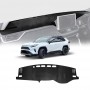 Luxury 3D Dash Mat Pad Cover Non-Slip for Toyota Rav4 Rav 4 2019-2024 Microfiber Leather