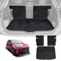 Boot Liner Kick Mats Set for Toyota Yaris Cross MXP Series 2020-Onwards All Weather Heavy Duty Cargo Car Trunk Back Seat Protector