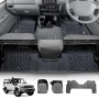 3D Floor Mats for Toyota Landcruiser 70/79/76 Series Dual Cab 2012-2022 Customized Heavy Duty All Weather Car Mat Floor Liner Full Set Carpet