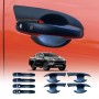 Keyless Smart Door Handles Bowl Inserts Cover for Mitsubishi Triton 2015-2024 Matt Black protector