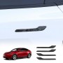Tesla Model 3 2017-2023 and Model Y 2021-2024 Modified Trims Decoration Door Handle Protection Kit Carbon Fibre Style Cover Wrap